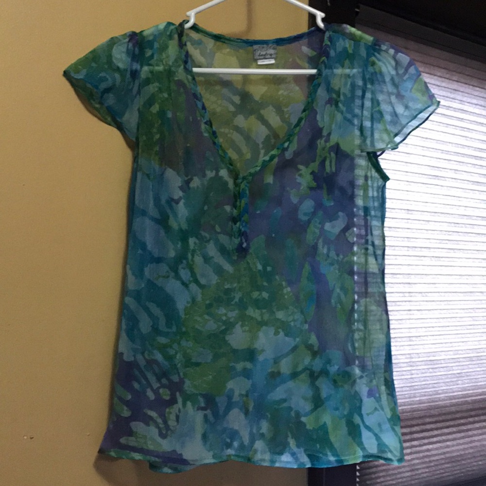 Daytrip sheer blouse